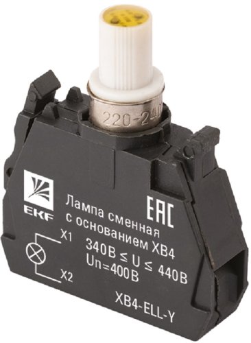 Ламповый блок подсветки светодиодный EKF PROxima XB4 400В желтый фото Ламповый блок подсветки светодиодный EKF PROxima XB4 400В желтый картинка